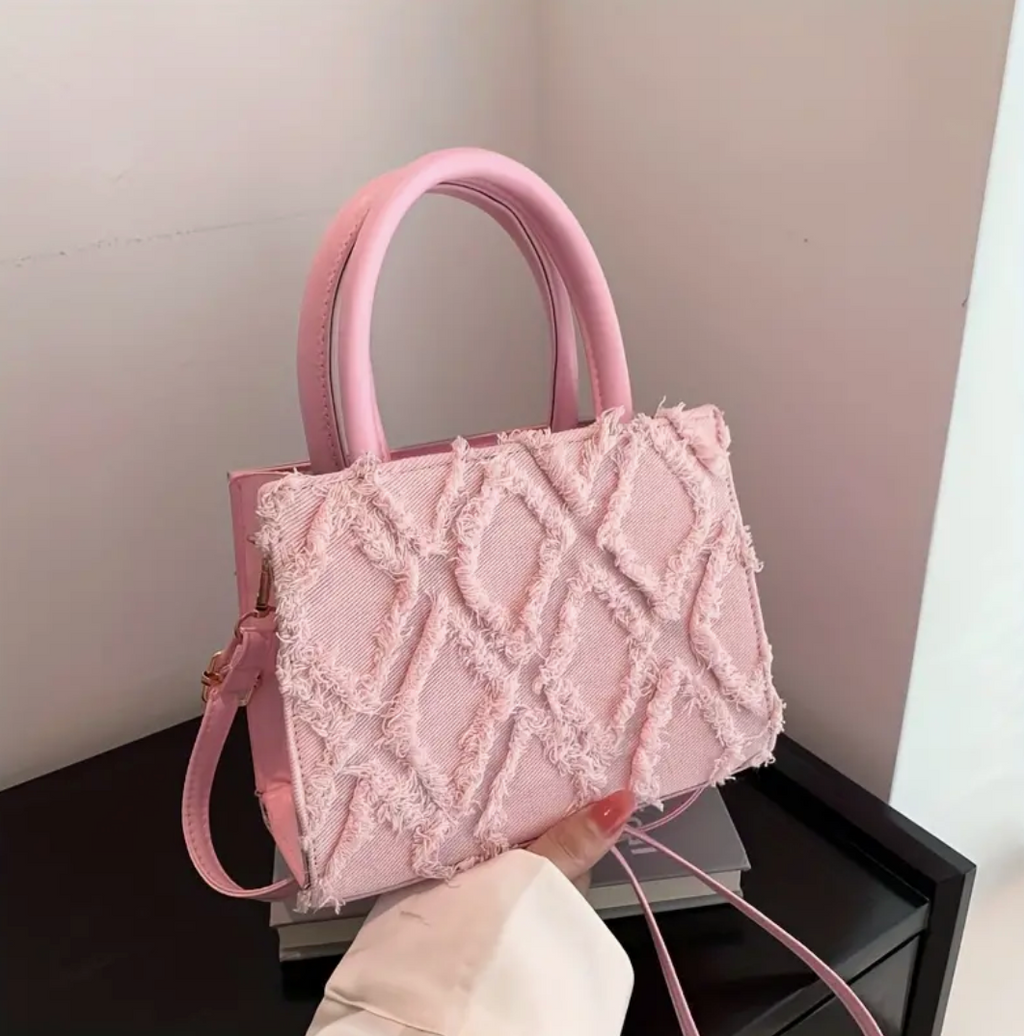Mini Crossbody Style Detail Pattern Woman Handbag