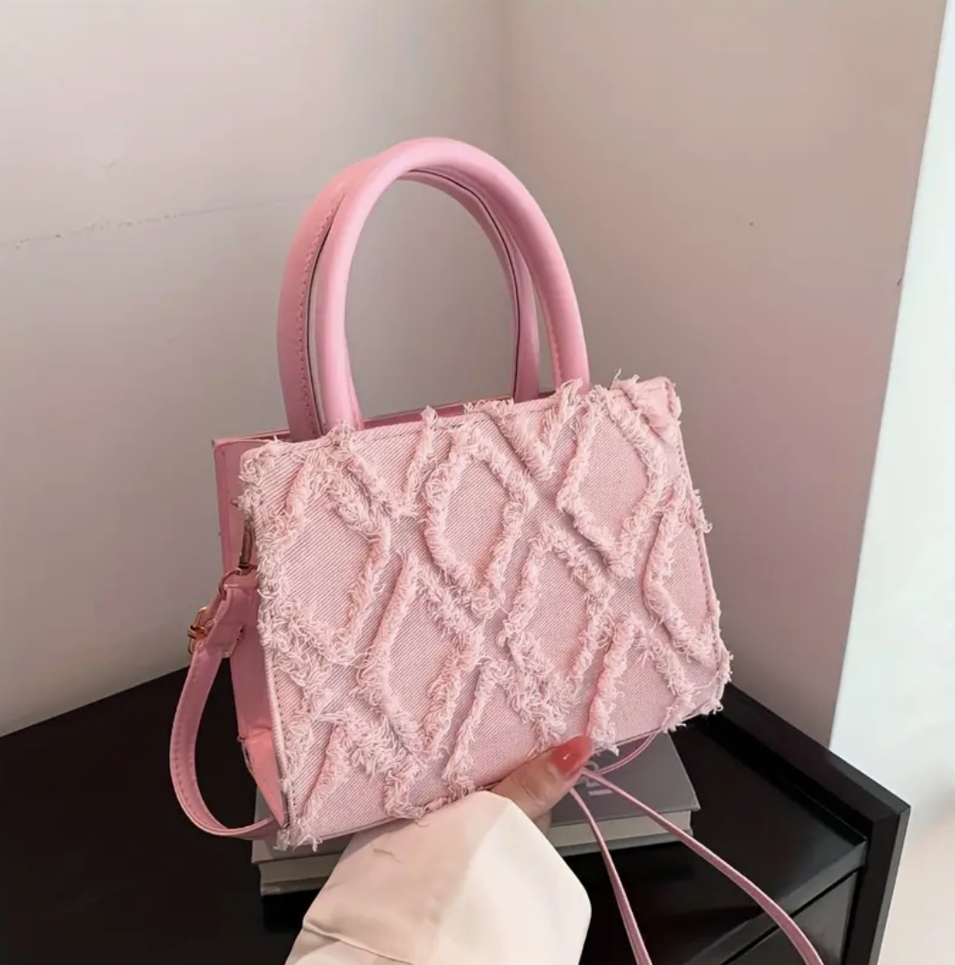 Mini Crossbody Style Detail Pattern Woman Handbag