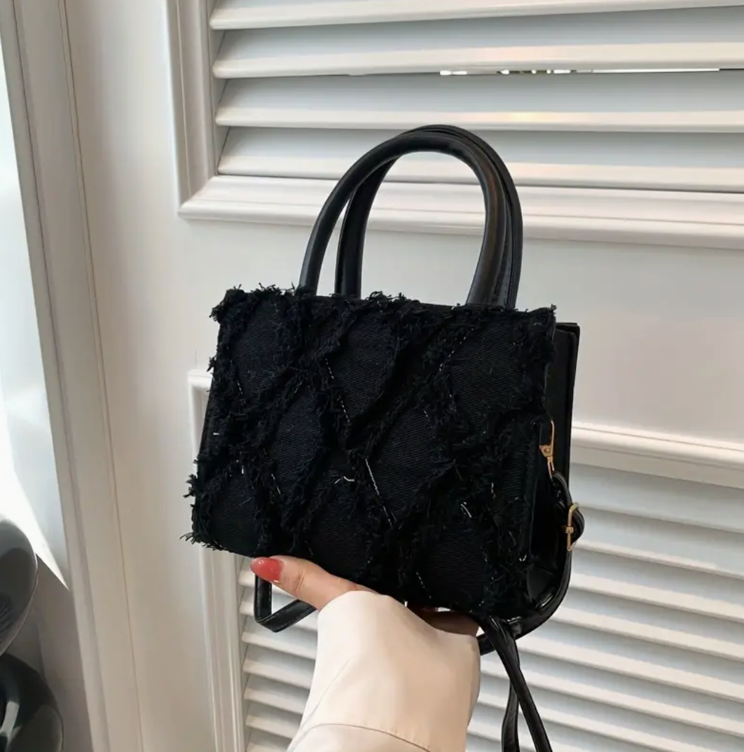 Mini Crossbody Style Detail Pattern Woman Handbag