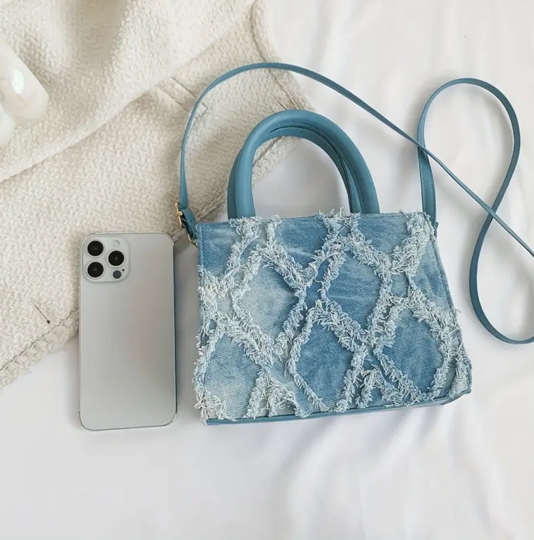 Mini Crossbody Style Detail Pattern Woman Handbag