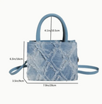 Mini Crossbody Style Detail Pattern Woman Handbag