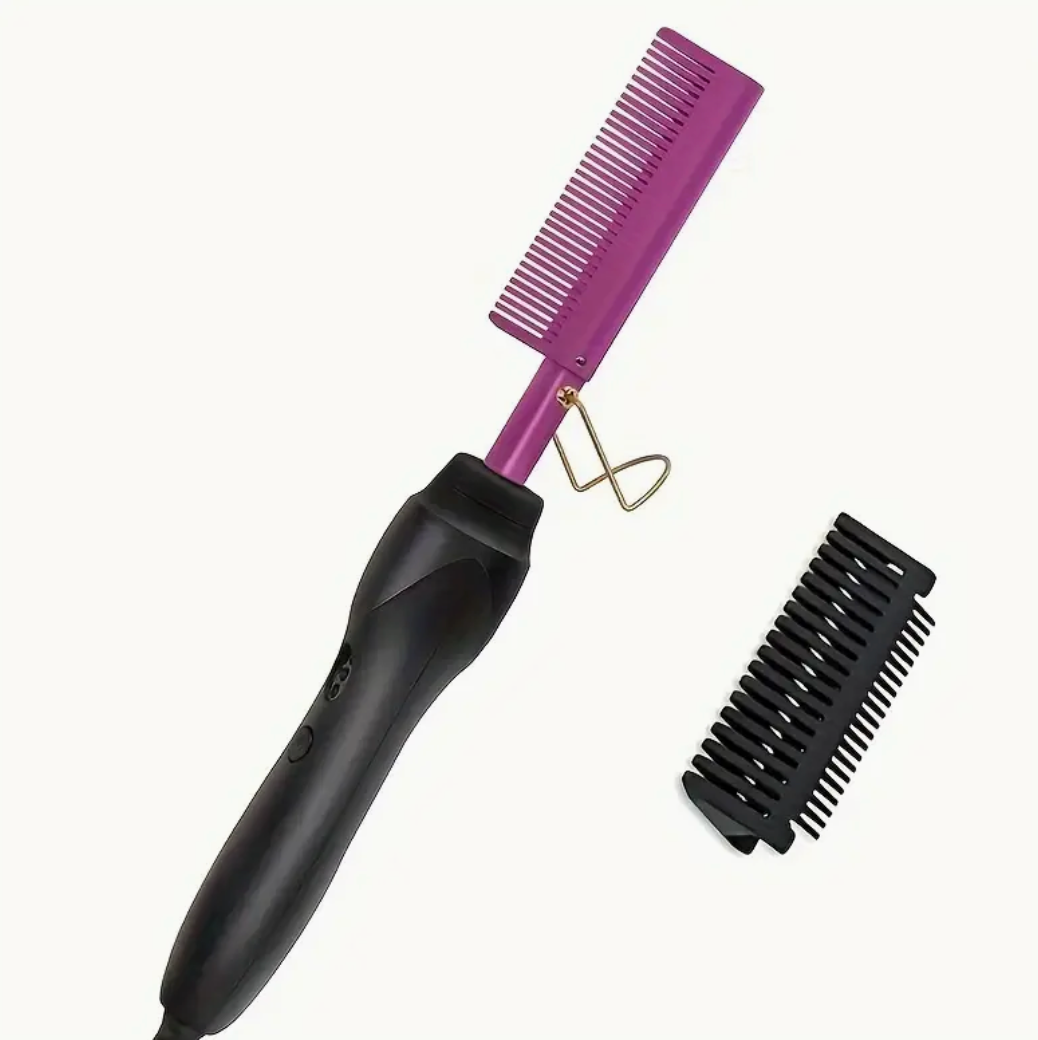 Hot Comb Hair Straightener Fast Heating Ceramic Hair Tool