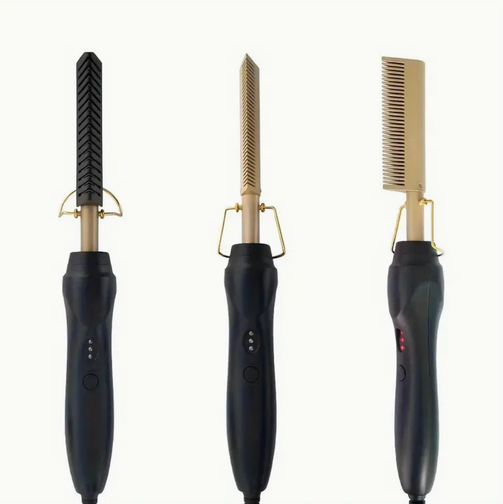 Hot Comb Hair Straightener Fast Heating Ceramic Hair Tool