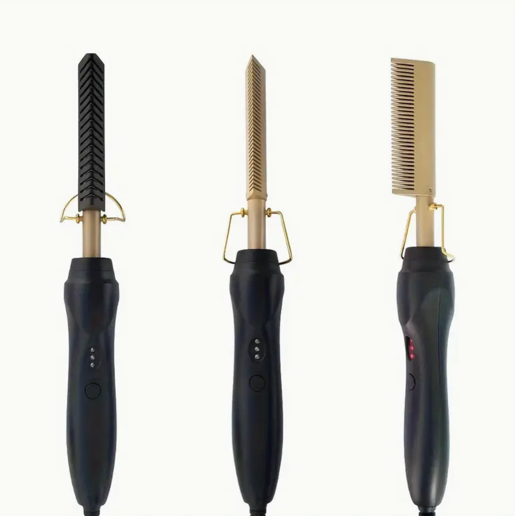 Hot Comb Hair Straightener Fast Heating Ceramic Hair Tool