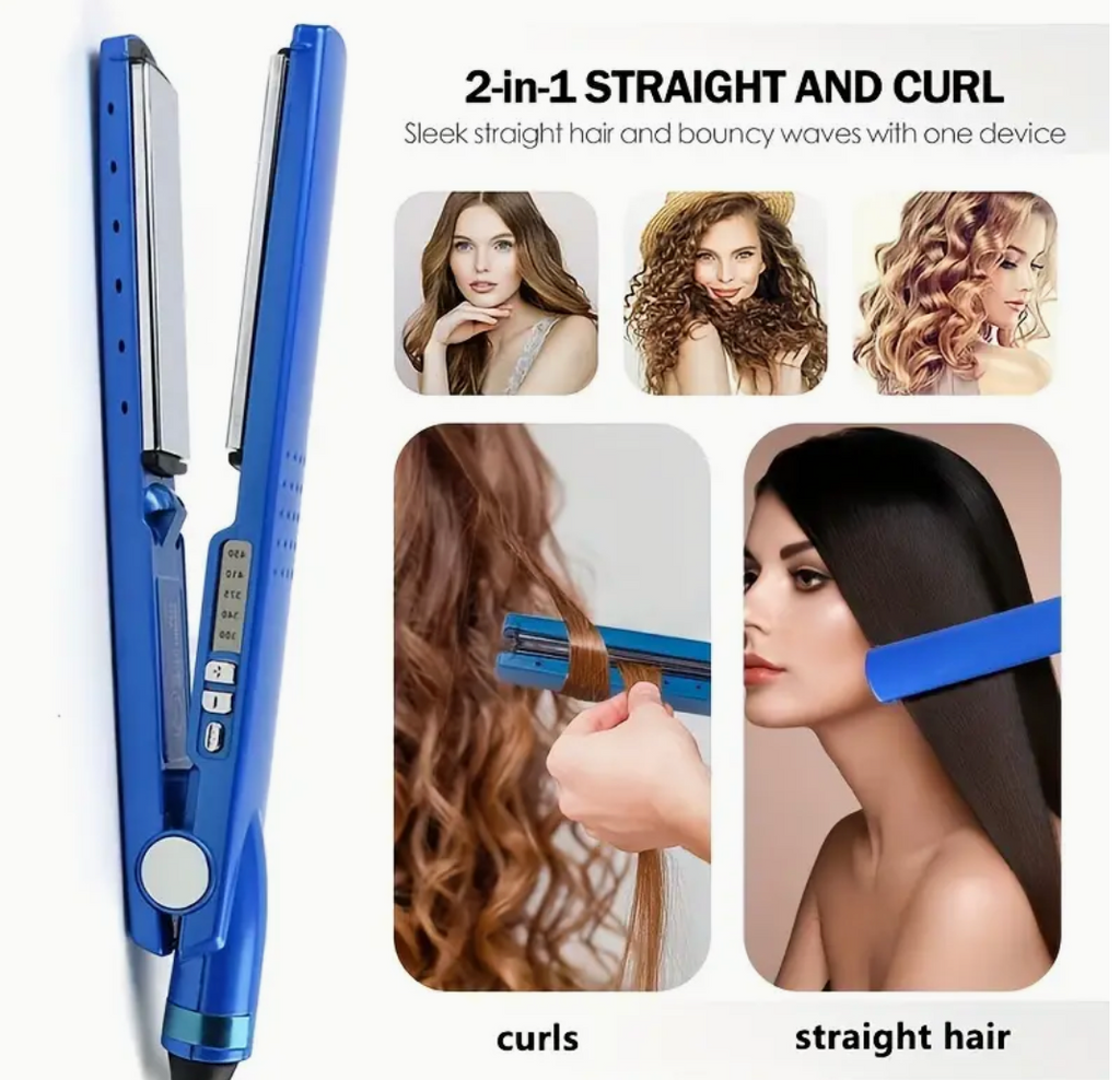 3pcs Hair Tools Curling Rod Flat Iron Straightening Comb