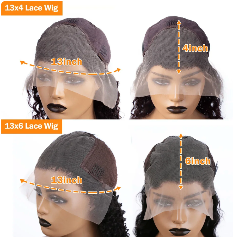 Burgundy Red 99J Deep Wave Brazilian 13x4 13x6 Hd Lace Frontal Deep Curl Human Hair Curly Wig