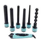 6 in 1 Hair Curling wand Rhinestone Professional 6 Barrel Curling Iron