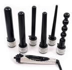 6 in 1 Hair Curling wand Rhinestone Professional 6 Barrel Curling Iron