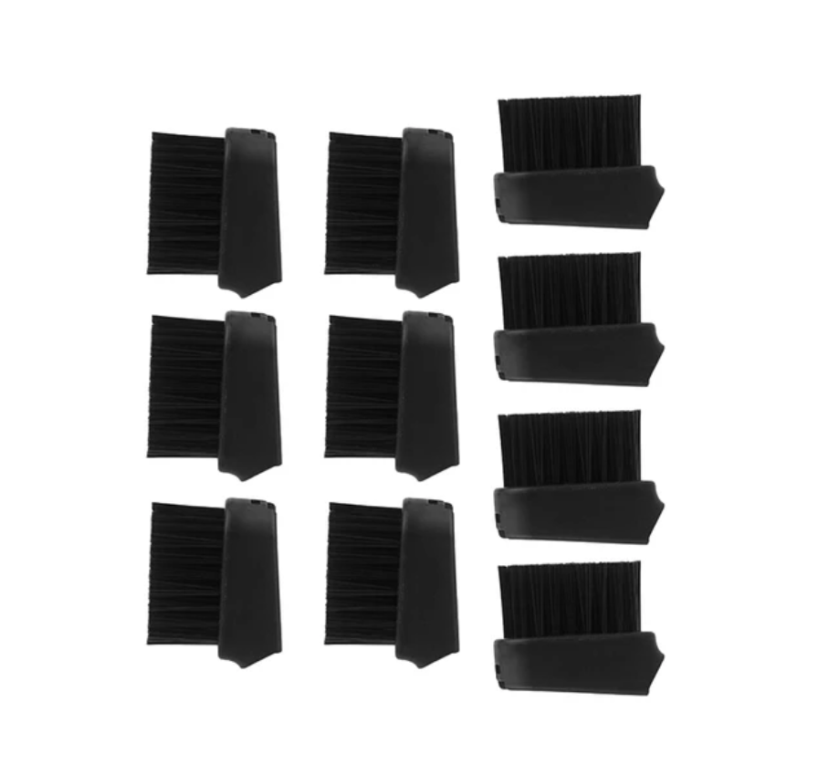 10 Pcs Detachable Edge Brush Heads Extra Heads For Detachable Edge Styling Brush