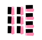 10 Pcs Detachable Edge Brush Heads Extra Heads For Detachable Edge Styling Brush