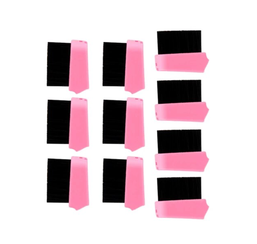 10 Pcs Detachable Edge Brush Heads Extra Heads For Detachable Edge Styling Brush