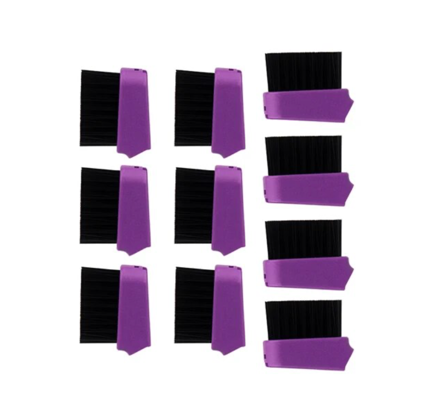 10 Pcs Detachable Edge Brush Heads Extra Heads For Detachable Edge Styling Brush