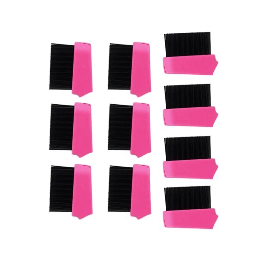 10 Pcs Detachable Edge Brush Heads Extra Heads For Detachable Edge Styling Brush