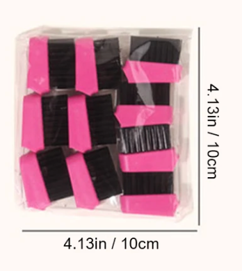 10 Pcs Detachable Edge Brush Heads Extra Heads For Detachable Edge Styling Brush