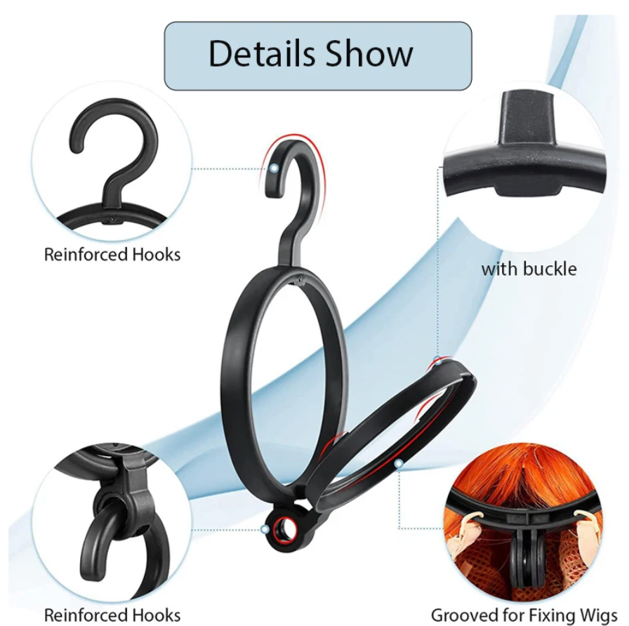 Wig Drying Stand Holder Rack Circle Wall Wig Hanging Stand Display