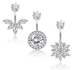 3/5 Pcs Stainless Steel Belly Piercings Multi Style Navel Piercing Set