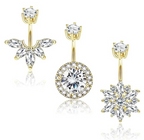 3/5 Pcs Stainless Steel Belly Piercings Multi Style Navel Piercing Set