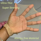 12 Pcs HD Wig Cap Ultra Thin Invisible Lace Wig Stocking Cap For Lace Front Wigs