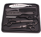 5 Pcs Professional Hair Cutting Scissors Sheers Set Stainless Steel Barber Hair Dressing Tool set