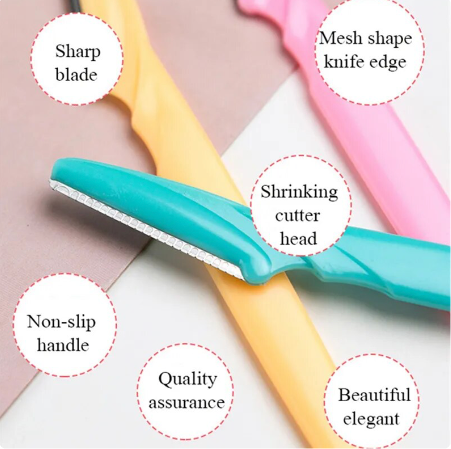 5/10/15 Pcs Lace Cutting Blade Eyebrow Styling Shaping Razor