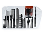 10 Pcs Portable Hairdressing Comb Set Hair Detangler Hair Care Tools
