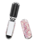 Travel Size Rhinestone Portable Comb Mirror Combo Bling Travel Pocket Styling Tool