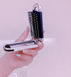 Travel Size Rhinestone Portable Comb Mirror Combo Bling Travel Pocket Styling Tool