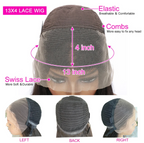 🔥Ginger Orange Straight Human Hair HD Lace Brazilian Human Hair Wig