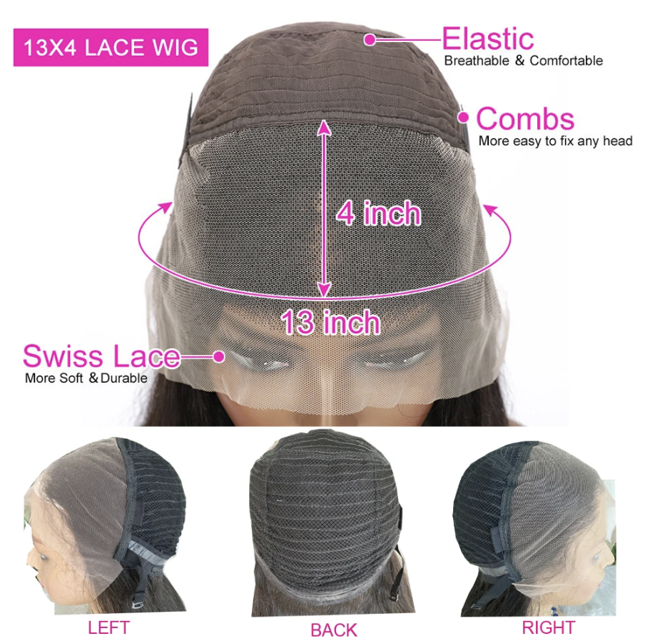 🔥Ginger Orange Straight Human Hair HD Lace Brazilian Human Hair Wig