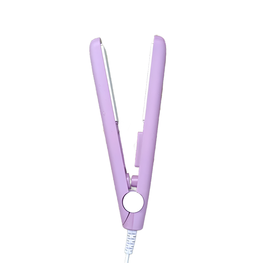 Mini Ceramic Traveling Hair Styling Tool Portable Hot Iron Straightener Curler