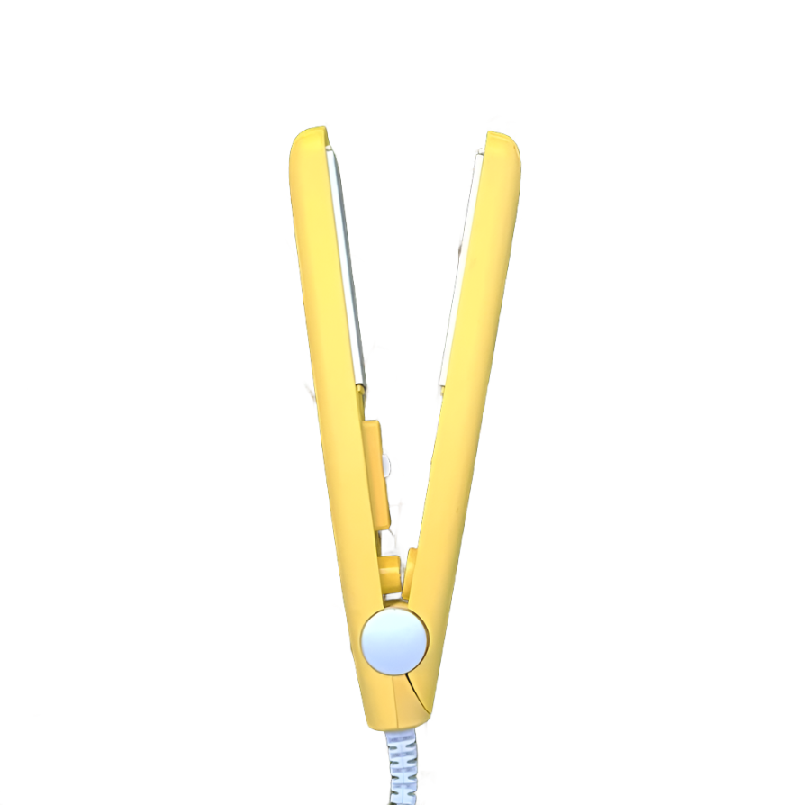 Mini Ceramic Traveling Hair Styling Tool Portable Hot Iron Straightener Curler