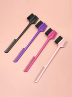 1 Pcs Long comb 3 in Double Sided Comb Edge Brush Eyebrow Styling tool Salon Hair Accessory