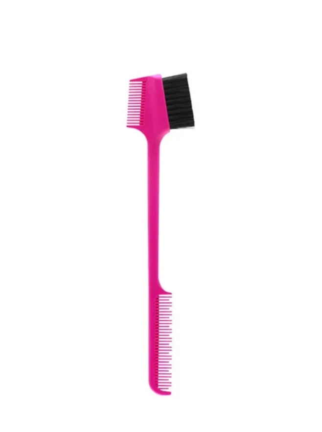 1 Pcs Long comb 3 in Double Sided Comb Edge Brush Eyebrow Styling tool Salon Hair Accessory