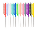 12/5 Pcs Rat Tail Comb Set Professional Pick Comb Hair Styling Detangling Accessory Set