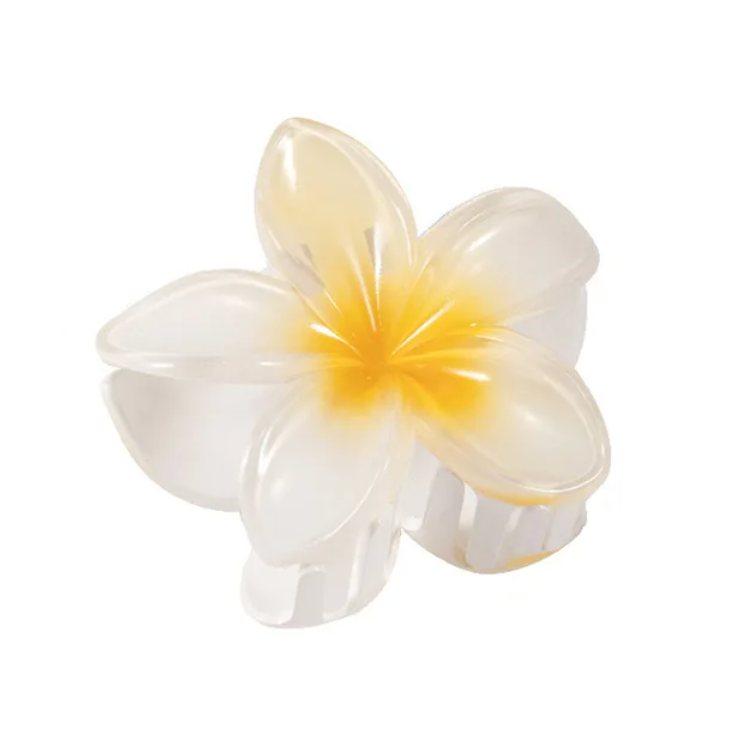 1pcs Hawaiian Fashion Flower Hair Claw Clip Ponytail holder Woman’s Hairclip Accessory
