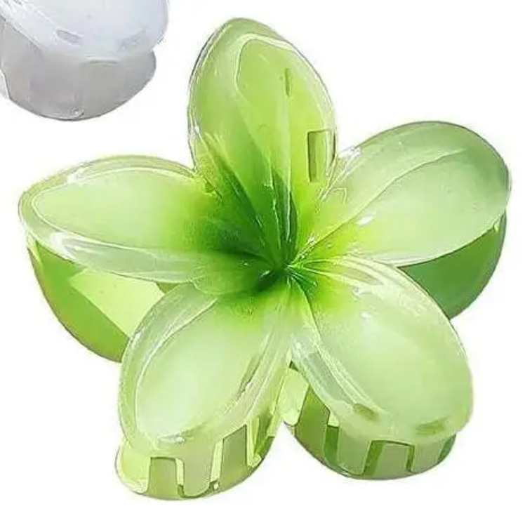 1pcs Hawaiian Fashion Flower Hair Claw Clip Ponytail holder Woman’s Hairclip Accessory