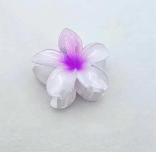 1pcs Hawaiian Fashion Flower Hair Claw Clip Ponytail holder Woman’s Hairclip Accessory