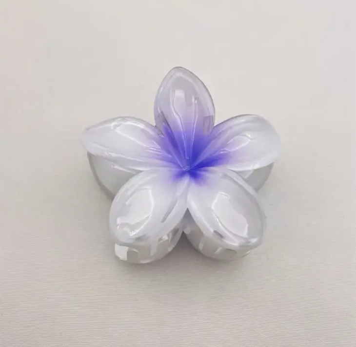 1pcs Hawaiian Fashion Flower Hair Claw Clip Ponytail holder Woman’s Hairclip Accessory