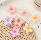 1pcs Hawaiian Fashion Flower Hair Claw Clip Ponytail holder Woman’s Hairclip Accessory