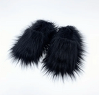 Fashion cotton Open toe slippers Woman Trending Furry Style Shoes