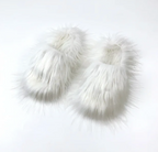 Fashion cotton Open toe slippers Woman Trending Furry Style Shoes