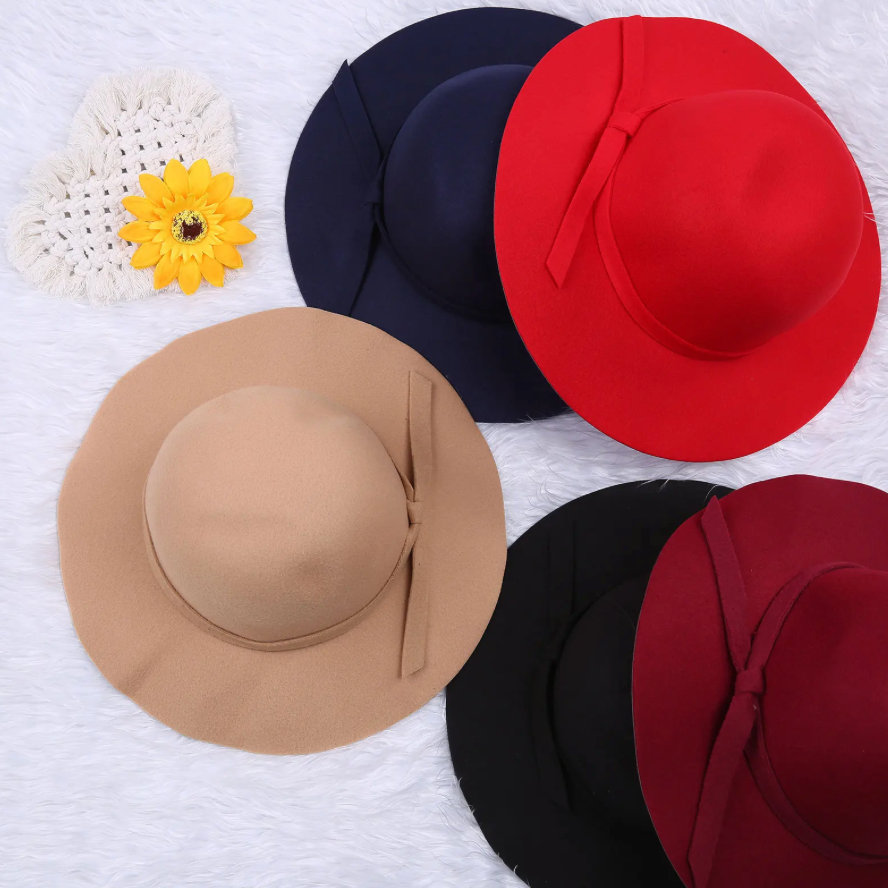 Childrens Summer BowKnot Beach Sun Protection Hat Fashion Cap