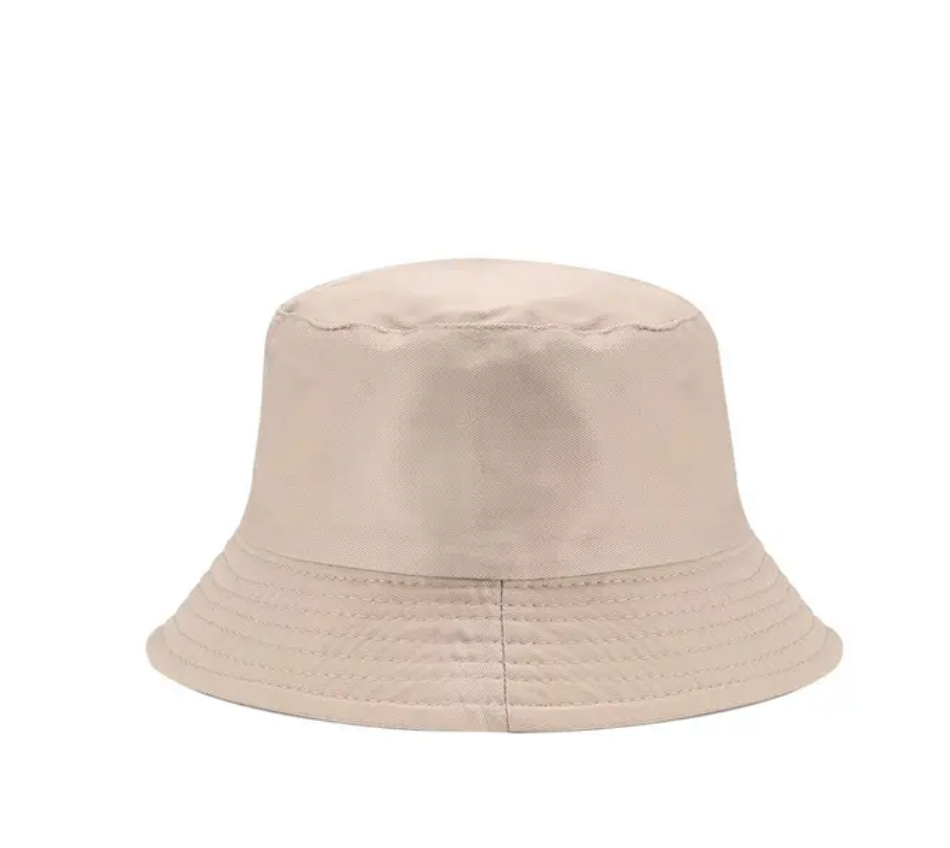 Childrens Summer  Bucket Hat Fisherman’s Cap Sun Protection Solid Color Breathable Cap