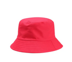 Childrens Summer  Bucket Hat Fisherman’s Cap Sun Protection Solid Color Breathable Cap