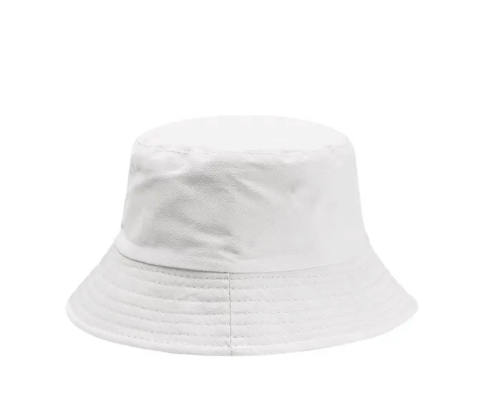 Childrens Summer  Bucket Hat Fisherman’s Cap Sun Protection Solid Color Breathable Cap