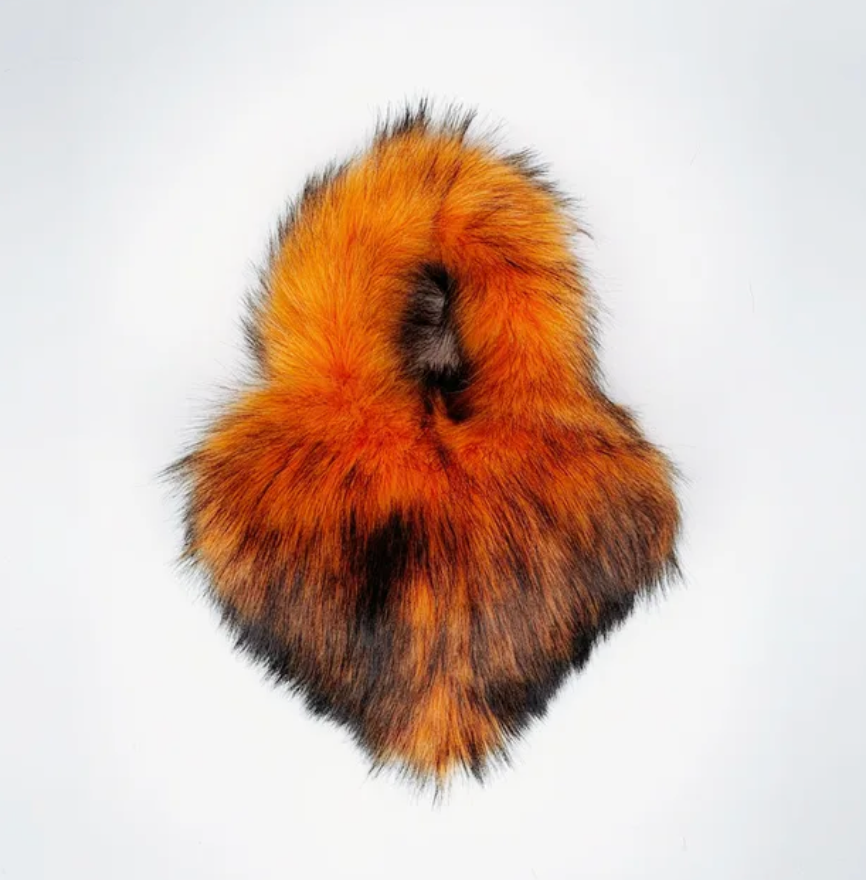 Plush Womans Handbag Heart Faux Fur Shoulder Bag Hand bag Love Tote Bag