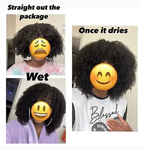 Glueless Kinky Curly 1B Jerry Curl 180% Density Afro Kinky Curly Human Hair Natural Hair Wig