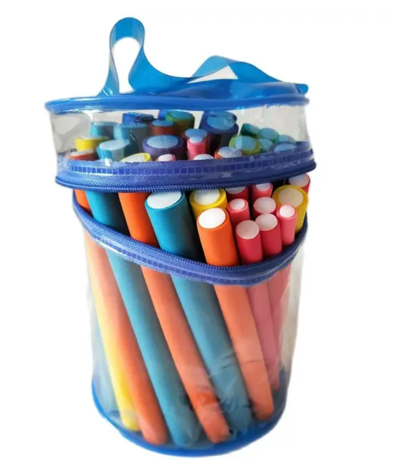 Flexible 42 Pcs Set Curling Rods Flexi Heatless Hair Curl set