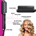 Hair Comb Straightener Styling Safty Hot Comb Flat Iron Hair Straightener  rush