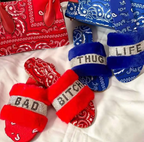 Woman’s Trending Design Summer Fashion Crystal Rhinestone Fluffy Graphic Slippers